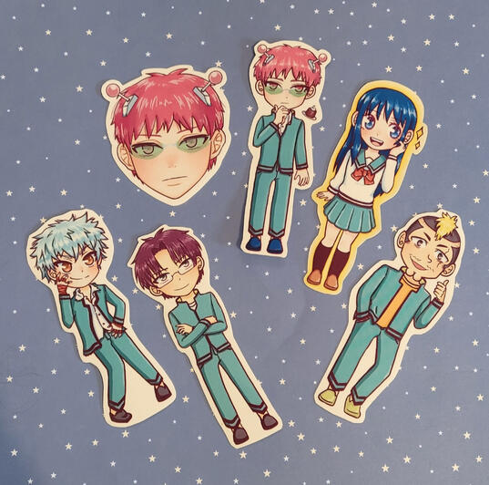 saiki stickers