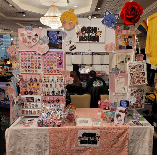 Booth setup